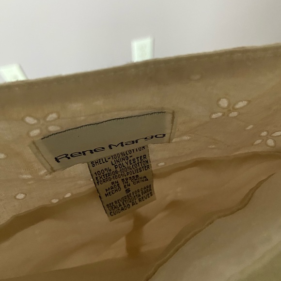 A Lined Skirt Eyelet Skirt - Picture 2 of 2